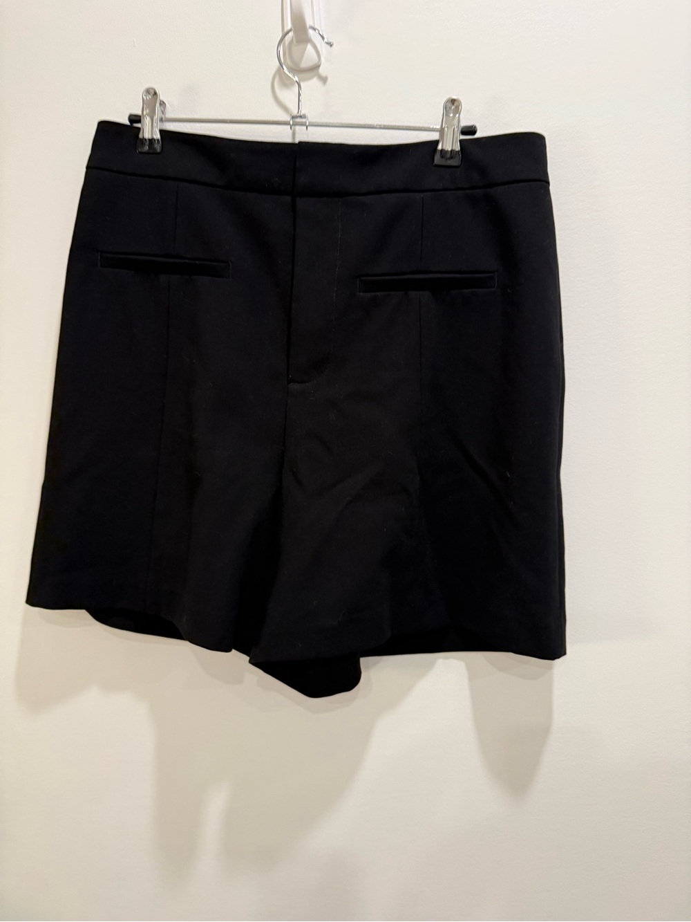 Simons Black High-Waist Tailored Shorts
